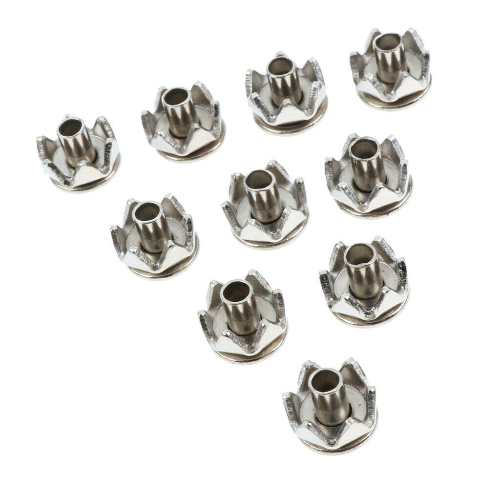 10pcs Walking Cleats Replacement Stainless Steel Ice Spikes