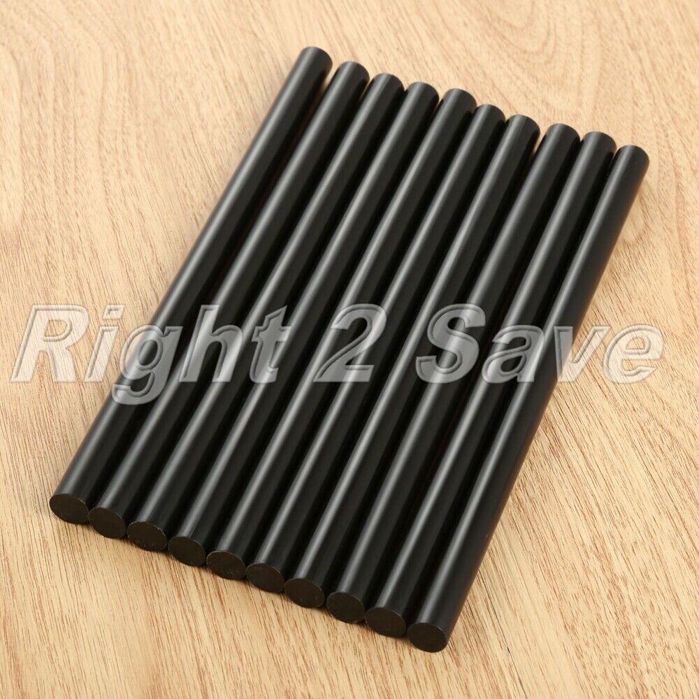 10Pcs 11mm*200mm Hot Melt Glue Gun Sticks EVA Glitter Powder Black DIY Crafts
