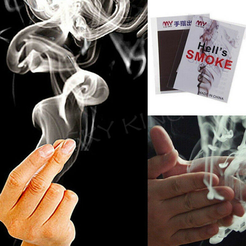 Close-up magic change gimmick finger smoke hell's smoke fantasy trick pro.l8