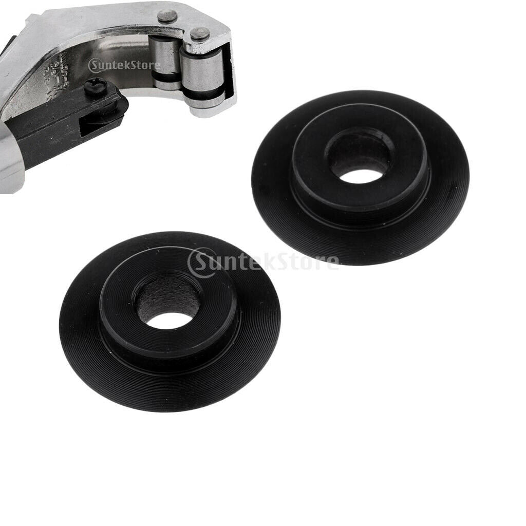 2 Count 18mm Dia. Tubing Cutter Replacement Wheel Pipe Cutter Wheels Black