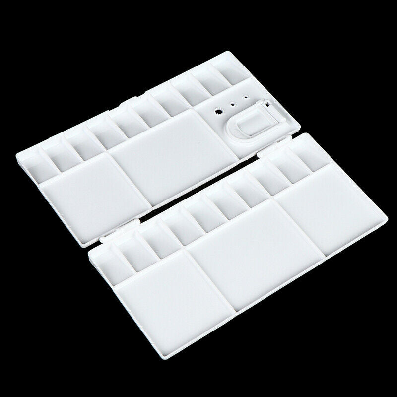 25Grid Folding Watercolor Palette Watercolor Paint Tray Box Pigment BoxH SJ