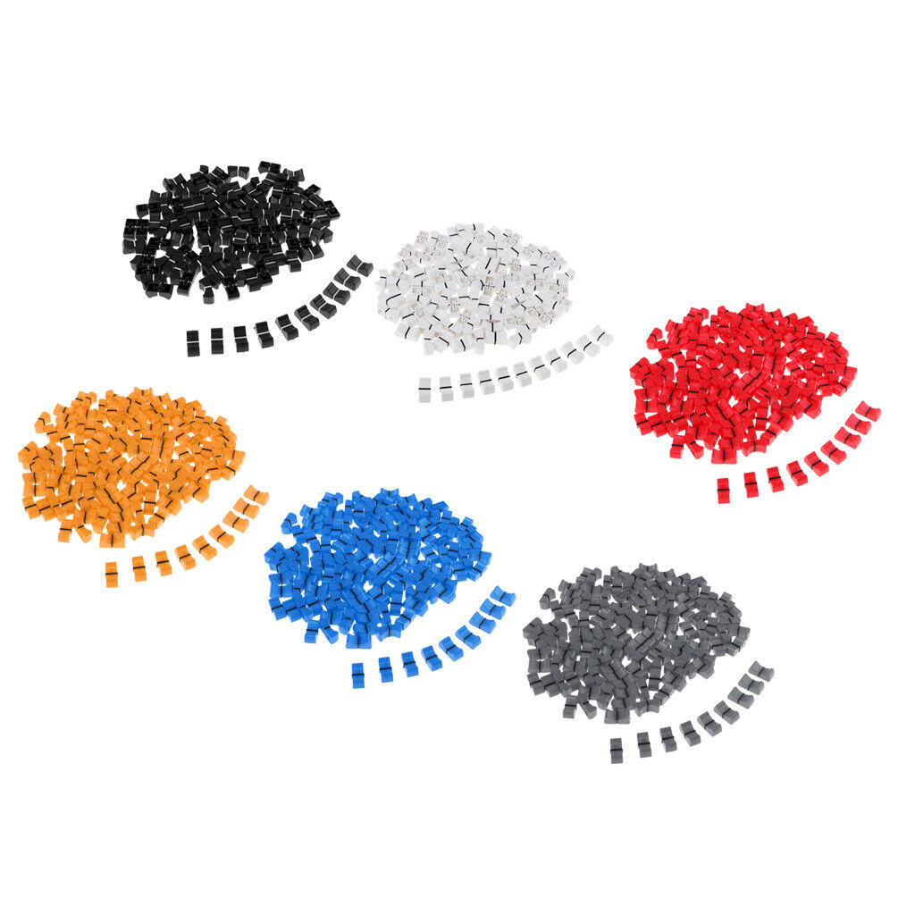 Set of 200 6mm/8mm Fader Knob Caps Slider Fader Knob Slider Mixers Knob