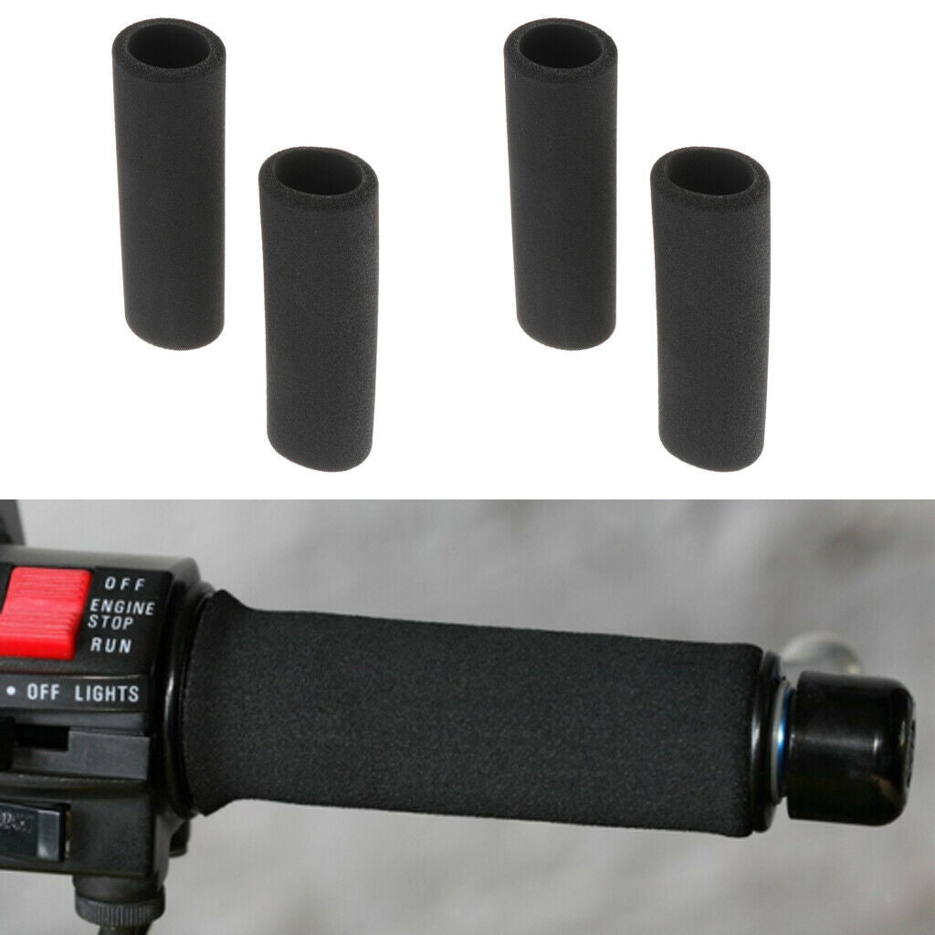4x Motorcycle Handlebar Soft Foam Grip Covers Anti-Vibration For BMW R1200GS