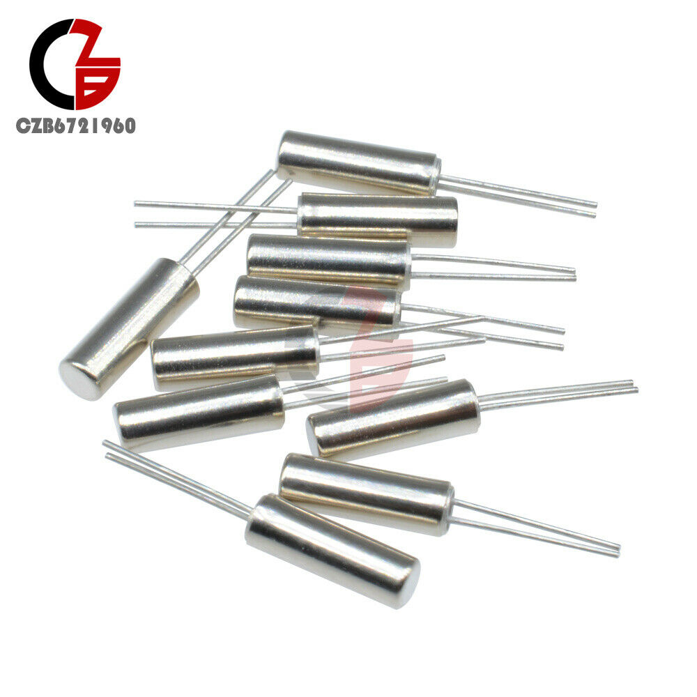 100Pcs 32.768KHz 32768HZ Crystal Oscillator  2 x 6 mm NEW