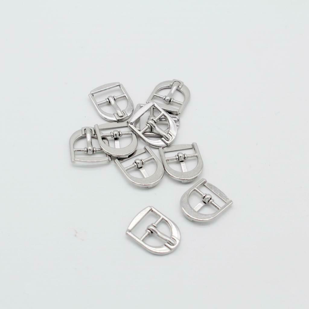 10x Metal Roller Buckles Adjustable Belt Buckle Bags Ring Hand DIY Accessory