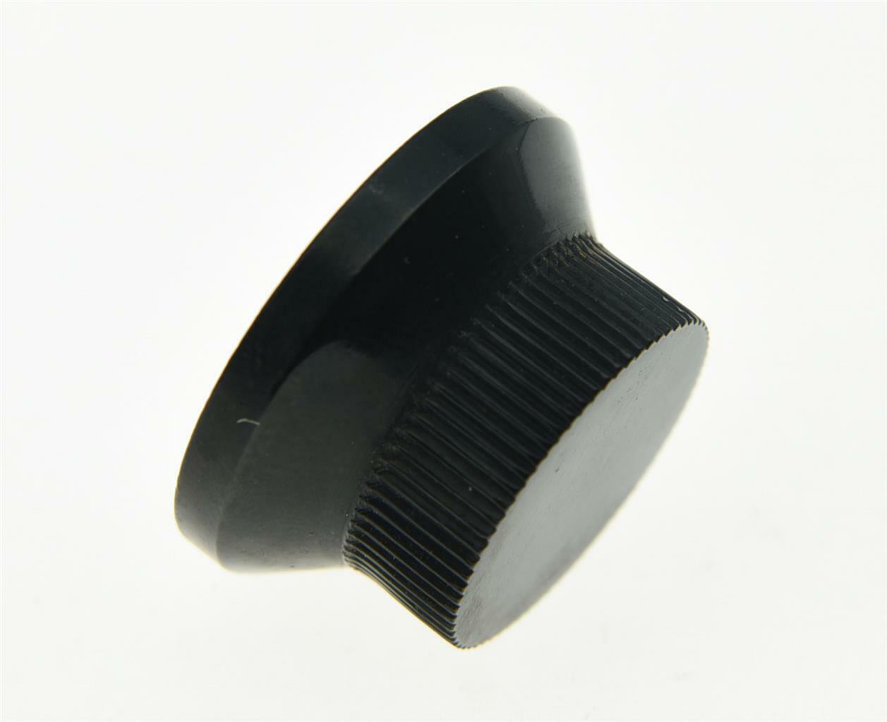 4pcs Black Metal LP Top Hat Bell Knobs Guitar Bass Knob for Metric 5.8mm Pots