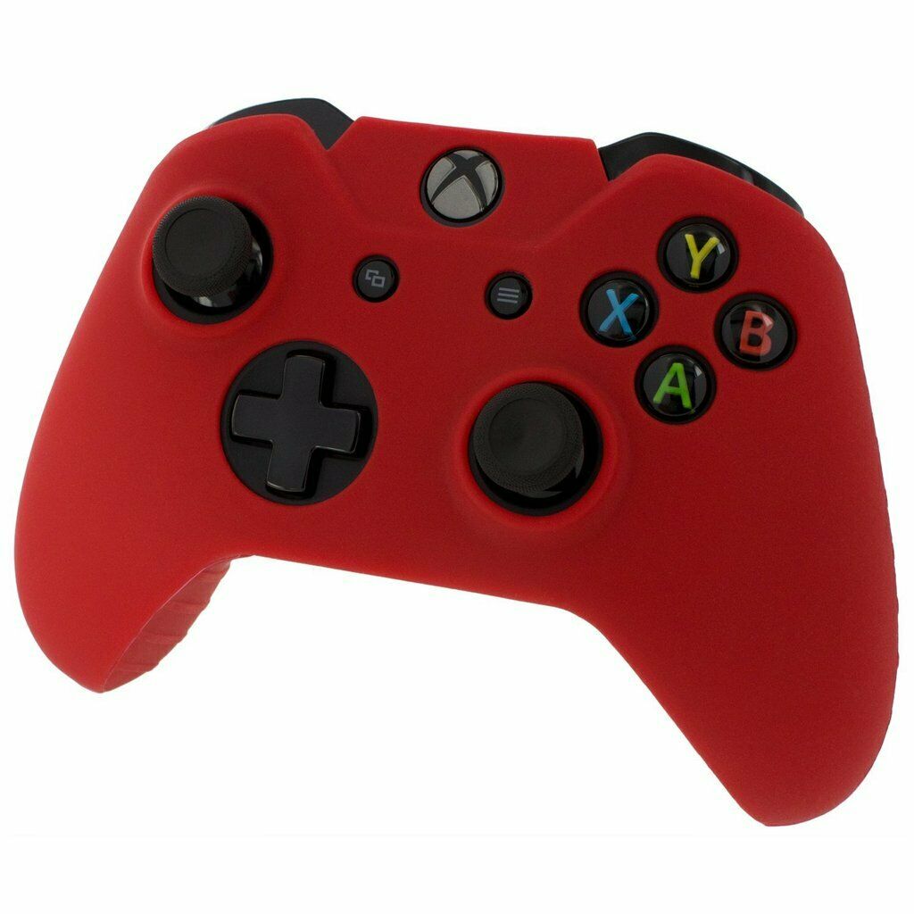Red Silicone Skin for Xbox One Controller Case Cover Gel Rubber Protective