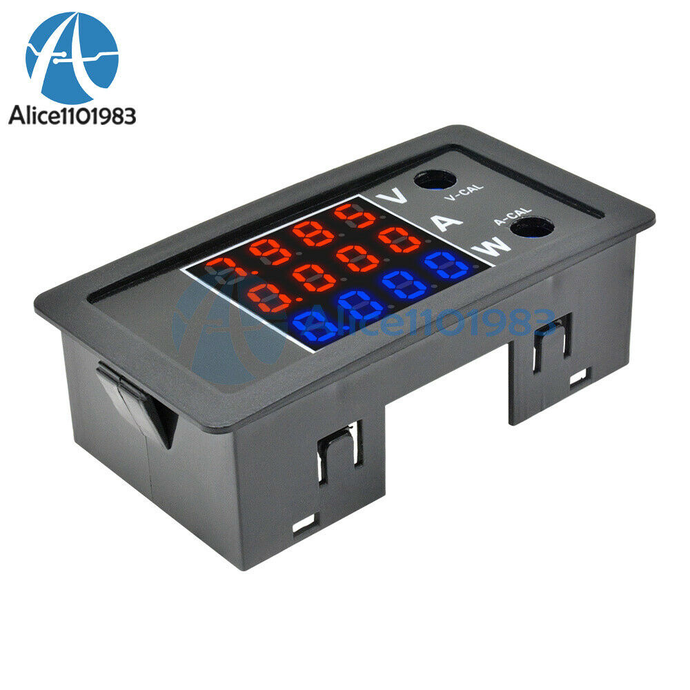 0.28"Dual Red LED Digital DC 100V 10A 1000W 4-digit Voltage Current Power Meter