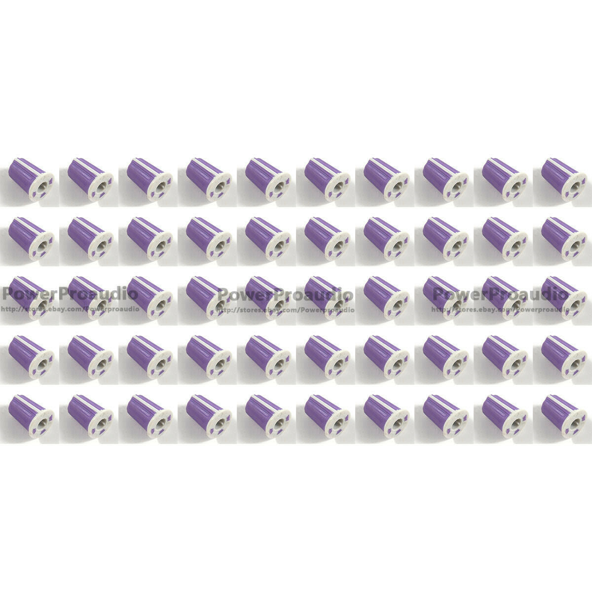 50 x Purple EQ Rotary Knob- DAA1176 DAA1305  For Pioneer DJM800 900 2000 NXS