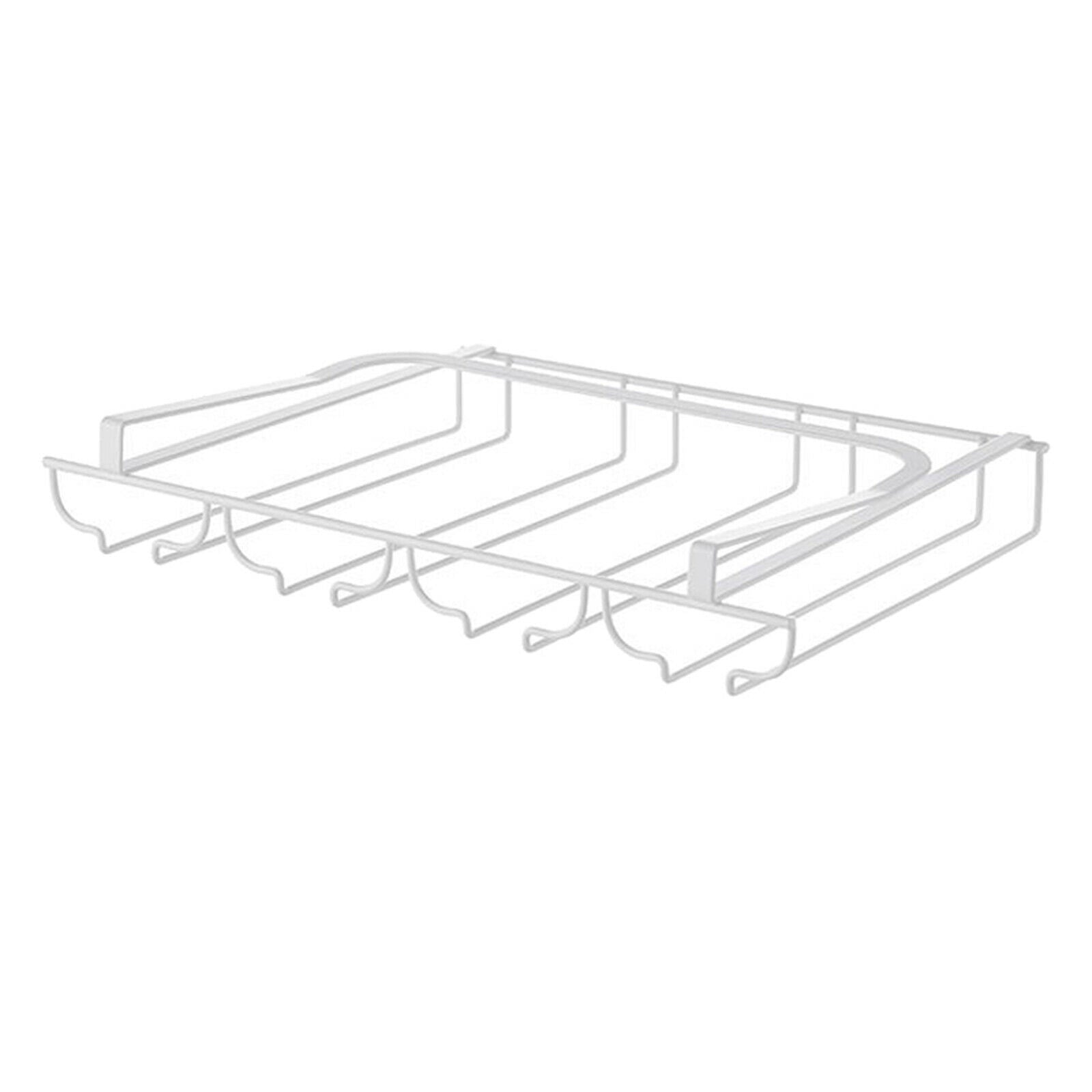 Hanging wine glass shelf, under cabinet bracket, storage bracket