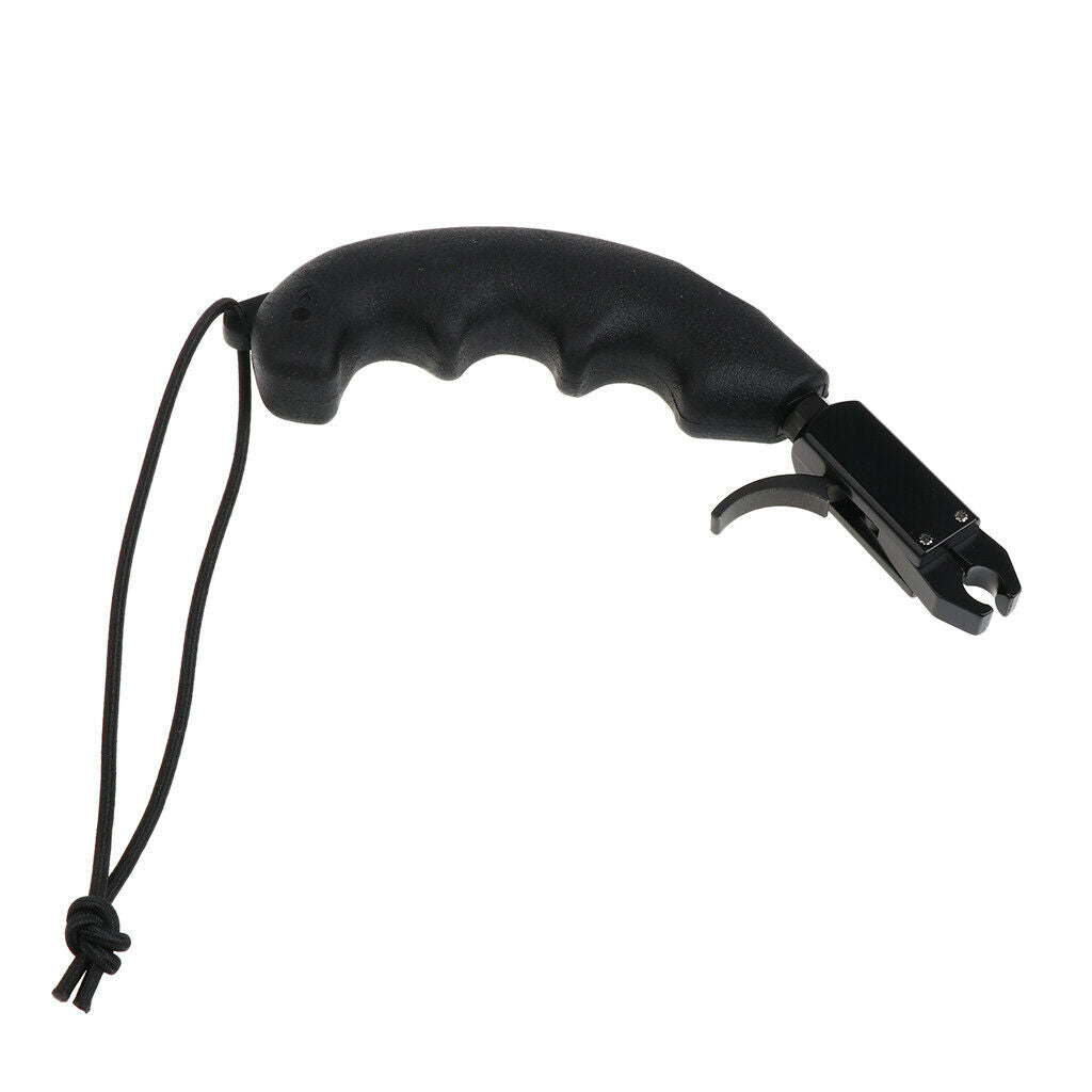 Outdoor archery wrist release aids for compound bows