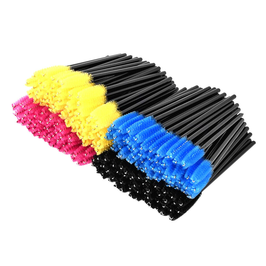 200 Pieces Disposable Eyelash Mascara Wands Applicator Makeup Brushes