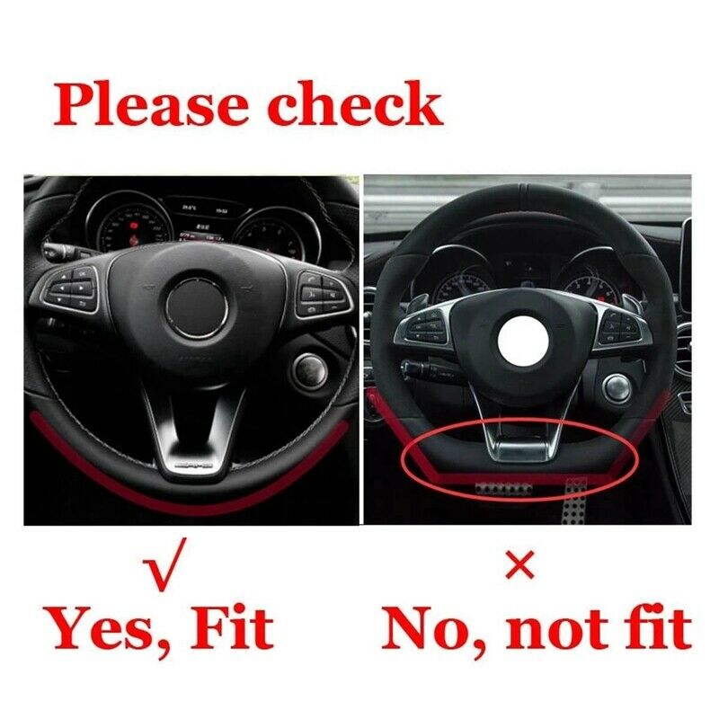 Stee Wheel Panel Cover Trim for Mercedes Benz W213 W205 X253 C E GLC 2014-2017O9