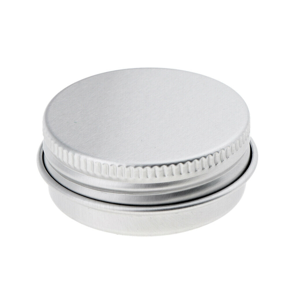 20x 15ml Round Aluminium Lip Balm Tins Case Lotion Mints Ointment Jar Pot