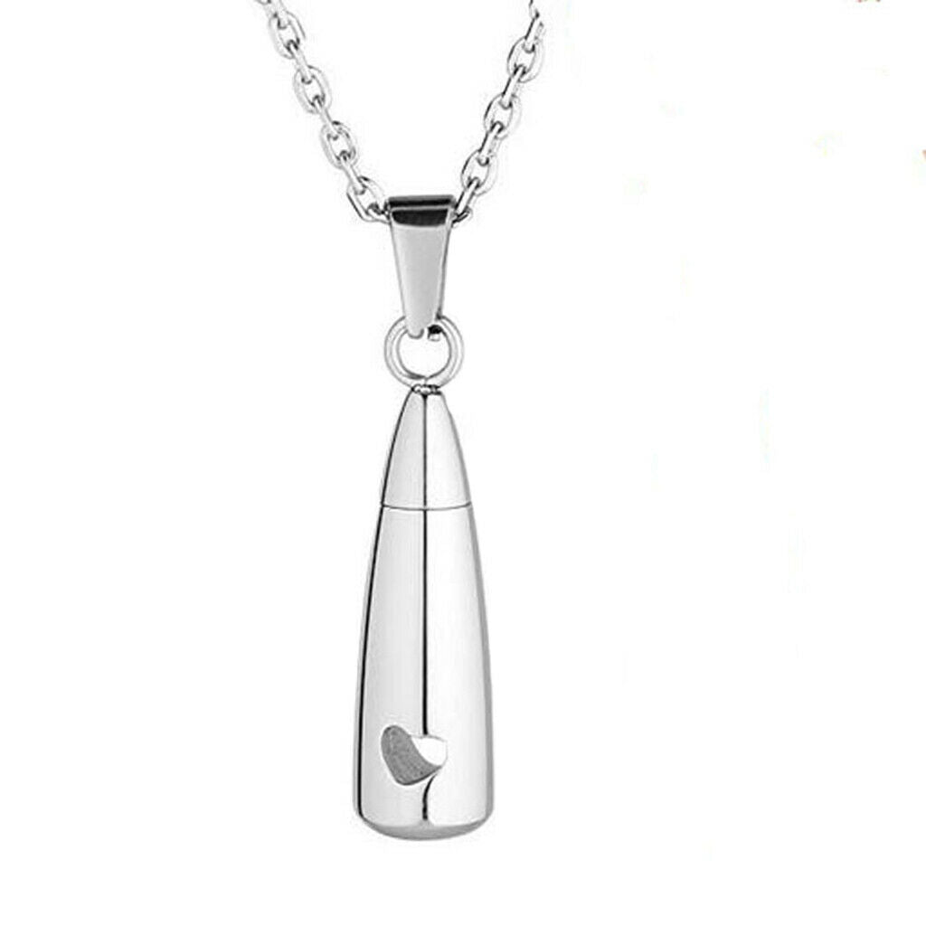 Ashes Pendant Teardrop Cremation Jewelry Urn Necklace for Memorial Women.