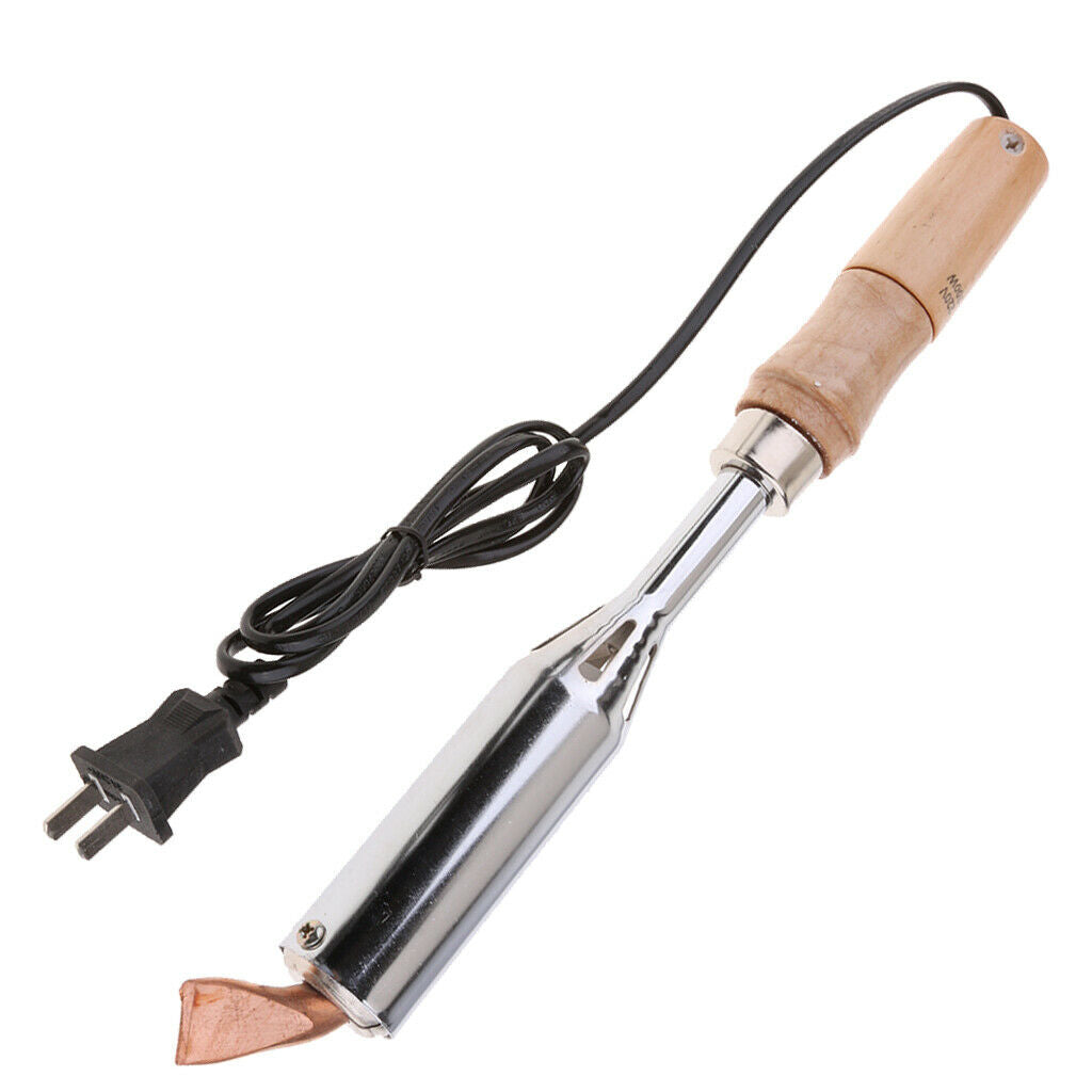 Electric soldering iron with insulated wooden handle welding tool 300W