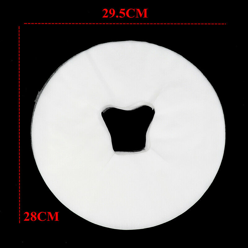 100Pcs Massage Headrest Pads Face Pillow Cover Cushion Head Rest Cov TL