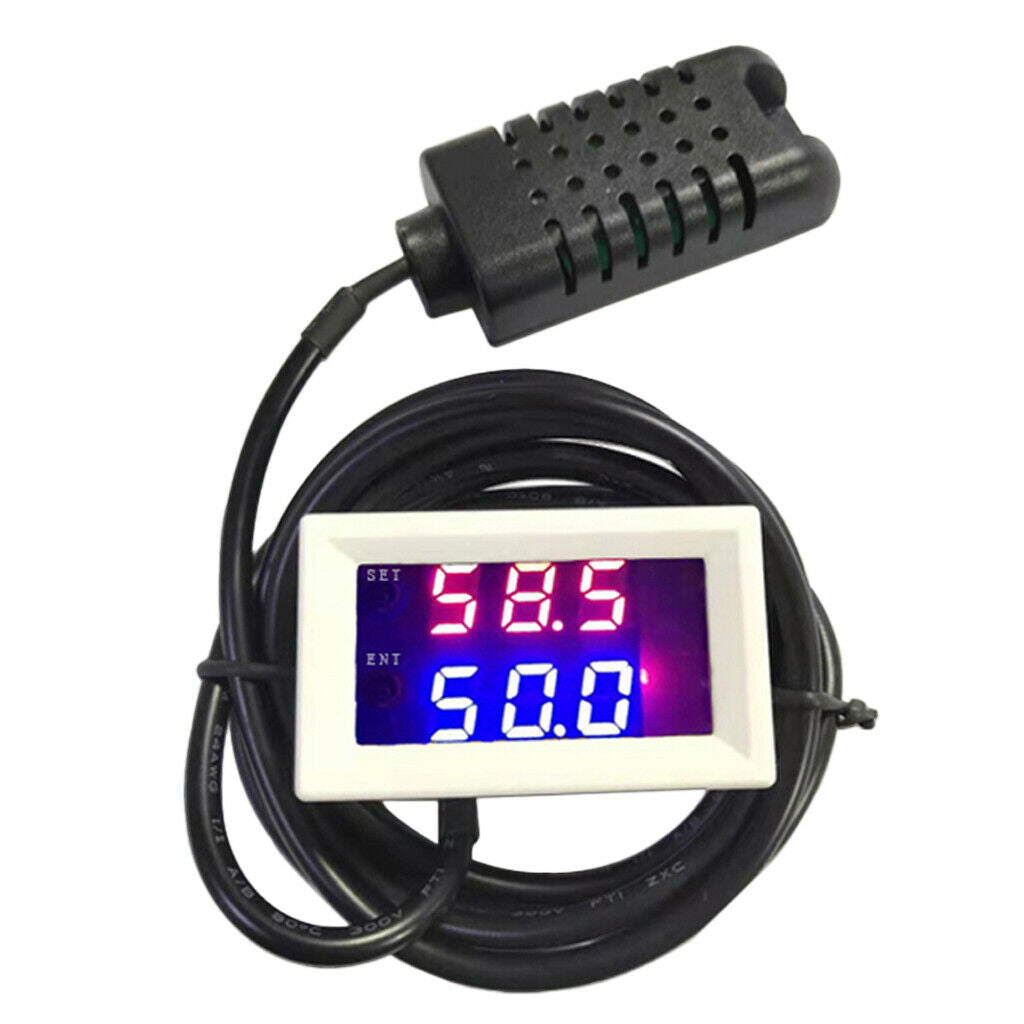 DC 12V Digital Air Humidity Controller with LCD Display High Accuracy Humidity