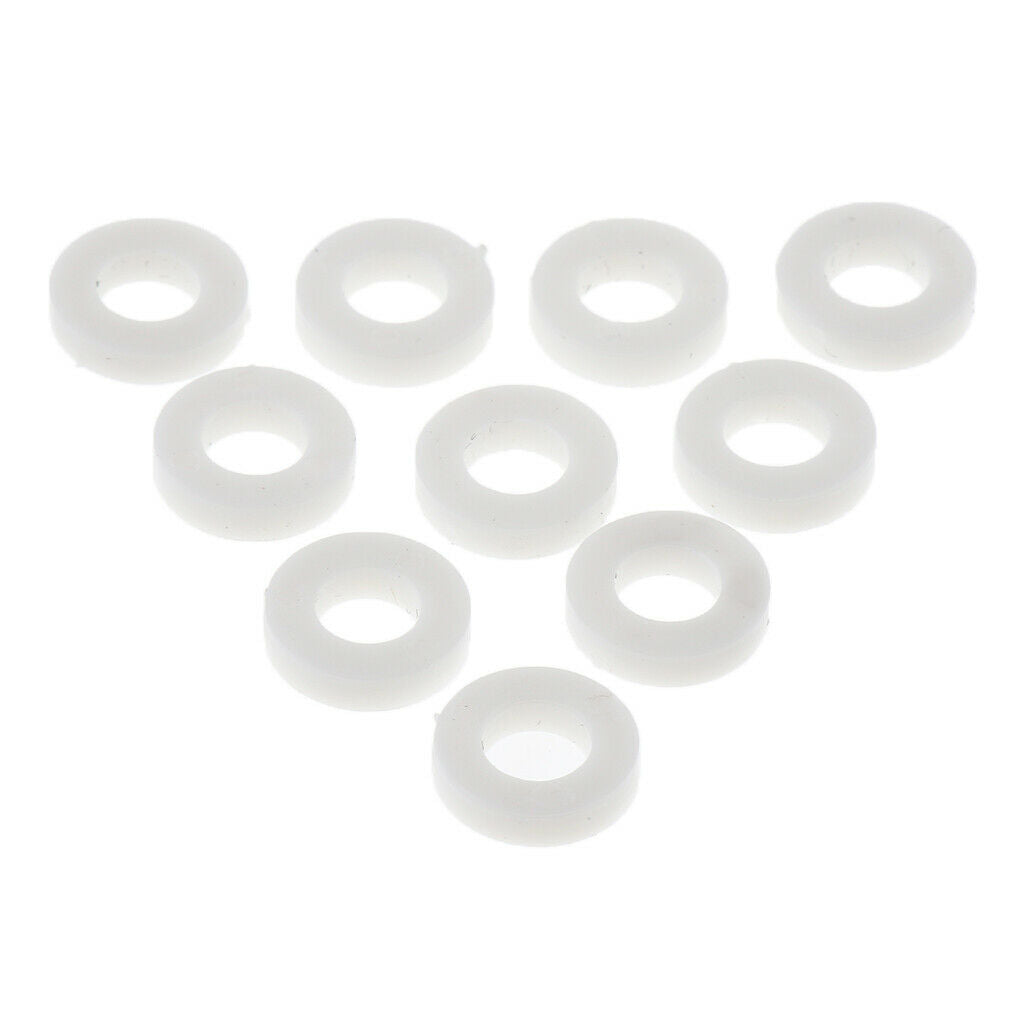 10 Pieces Drum Screw Gasket Percussion Instrument Parts Plastic