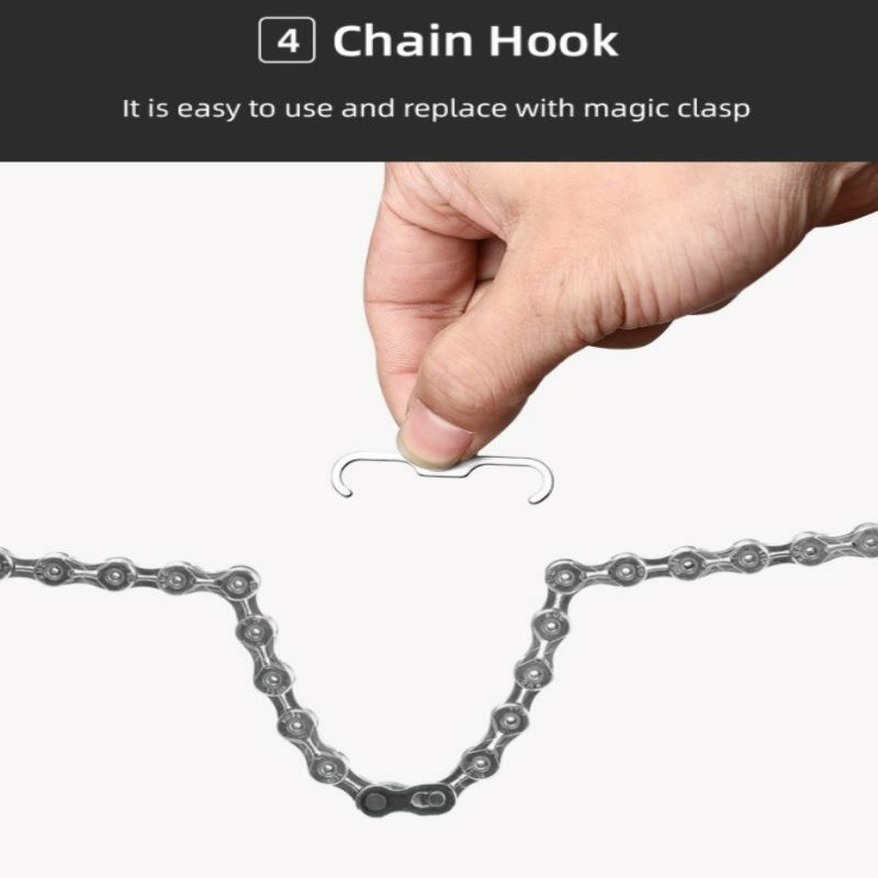 Bicycle Chain Mini Mountain Quick Link Gauge Calipers Measure Screw Chain.l8