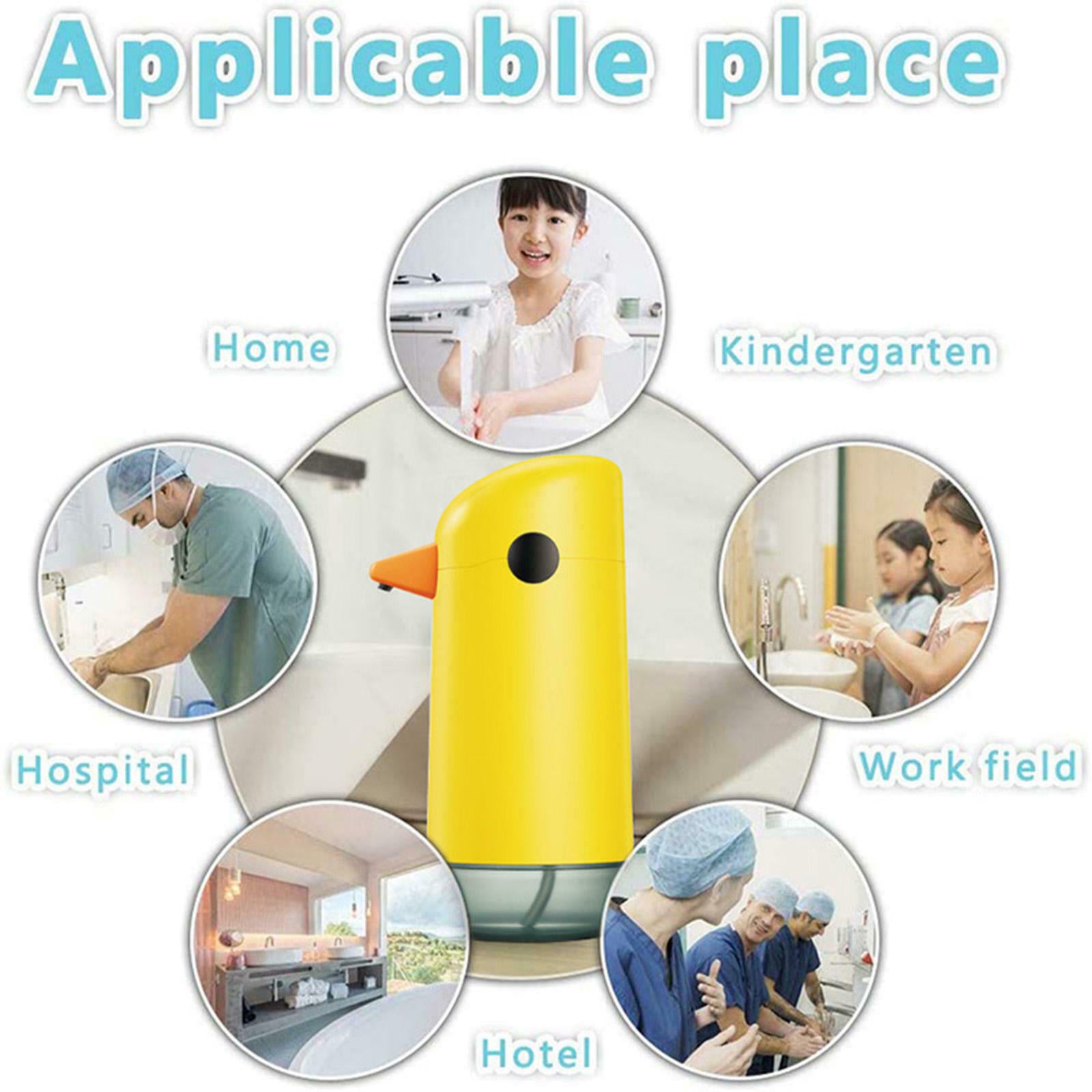 Hand Free Automatic Soap Dispenser Non-Contact Motion Sensor for Bathroom