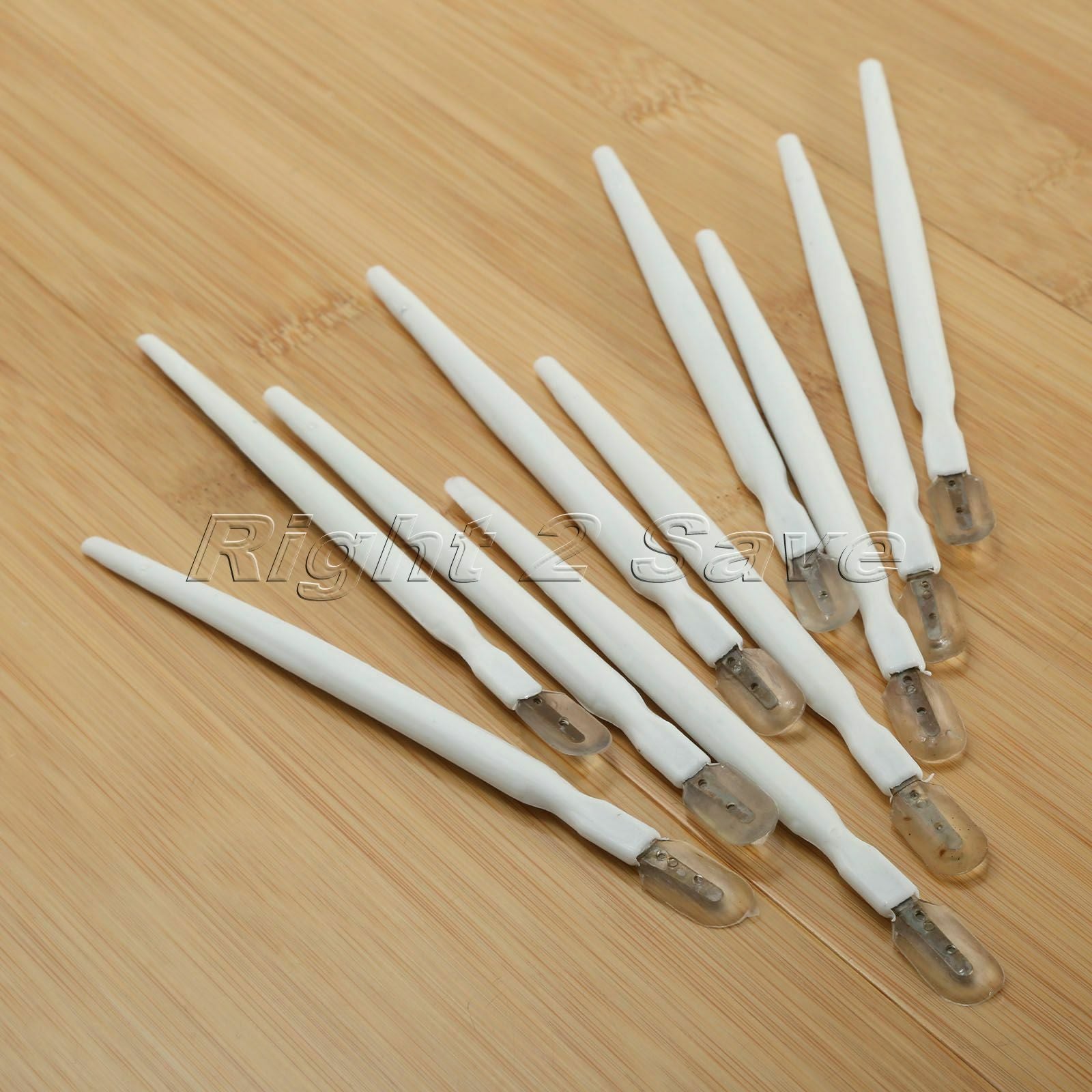 5pcs White Plastic Bee Keeper Royal Jelly Pen Silicon Head Beekeeping equipment