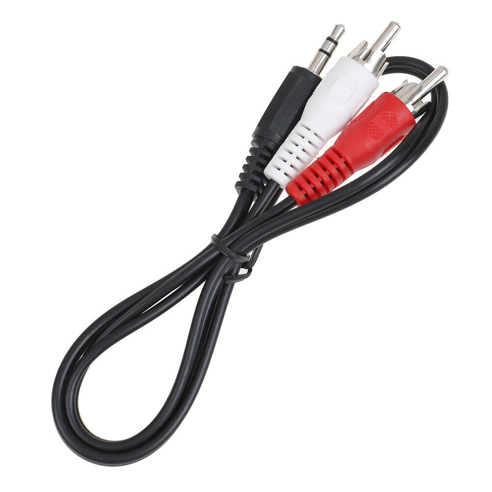 3.5mm jack mini plugto 2 RCA male stereo ohono audio speaker adapter cable.l8