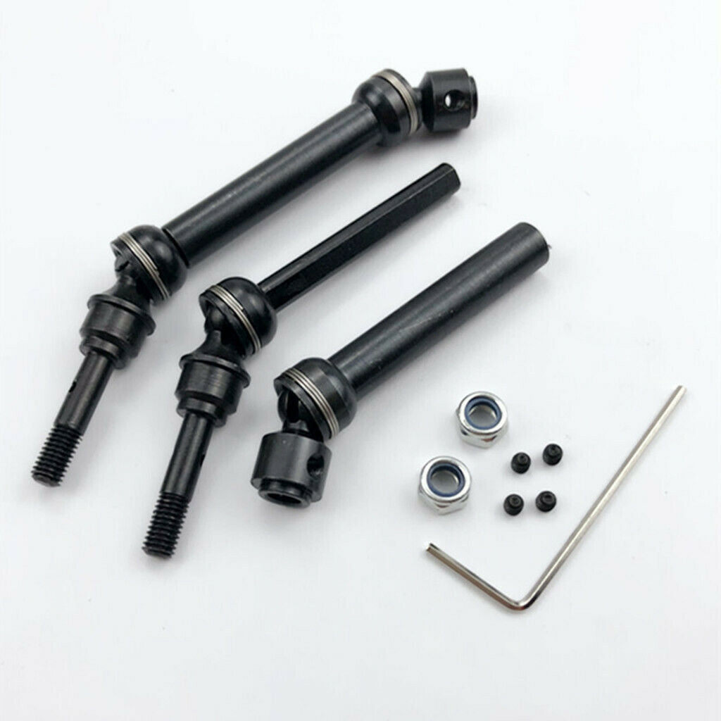 1/10 Scale Steel Front Rear Drive Shafts for 4X4 Short Truck Upgrade Part