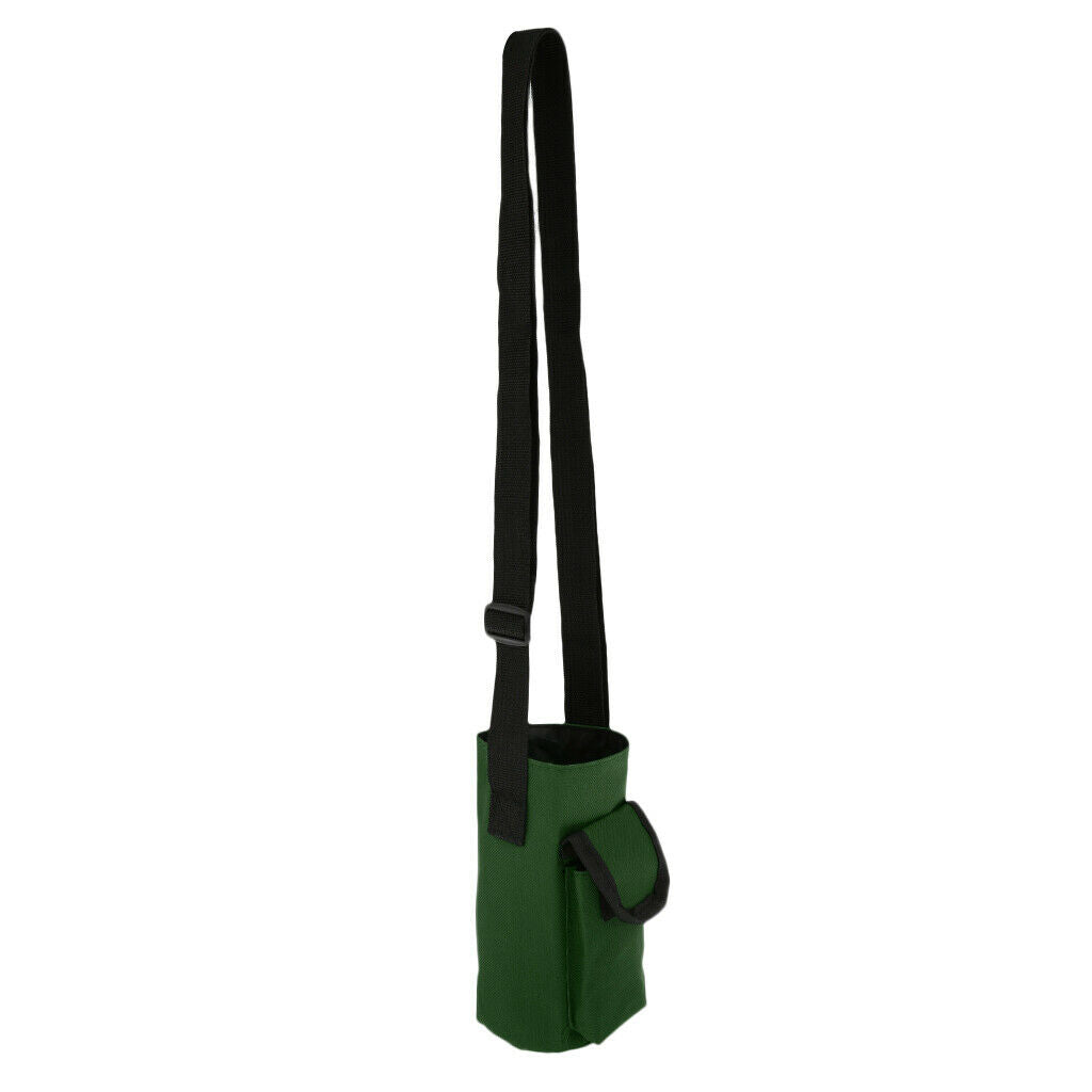 Waterproof Water Bottle Holder Carrier Pouch Sleeve with Pocket Army Green