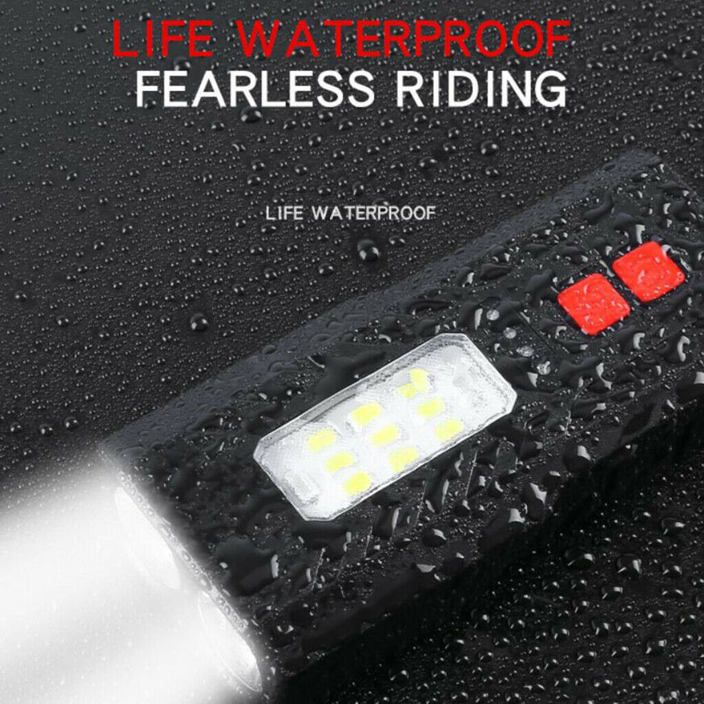 800LM Bike Light Rainproof Indicator Display MTB Cycle Front Lamp Headlight