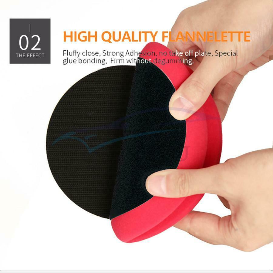 5Pcs 6" inch 150mm Waxing Pad Sponge Polishing Foam Pads For RO/DA Car Polisher