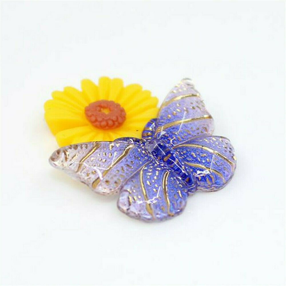10PCS Butterfly Pendants Colourful Enamel Charm Animal Fit DIY Jewellery Making*
