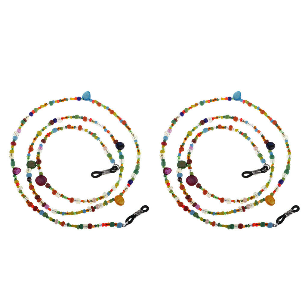 2pcs Colorful Acrylic Eyeglass Sunglasses Holder