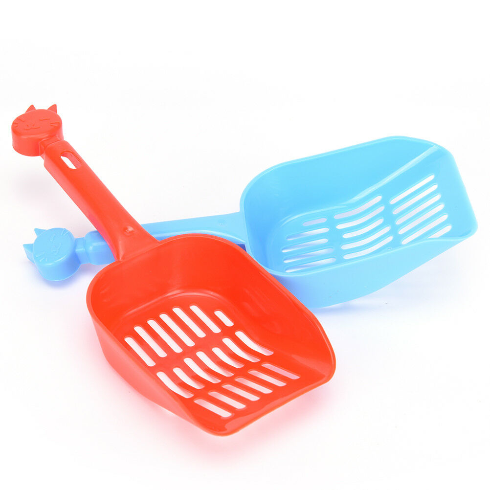 Plastic Cat Kitty Litter Shovel Poop Scoop Cat Owners Supplies Random Col.l8