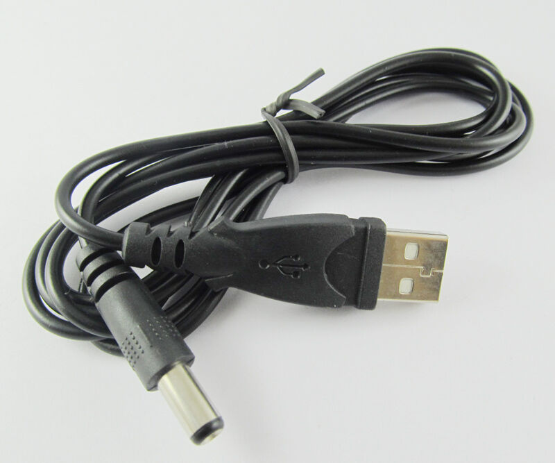 4pcs 1.5M/5Ft USB 2.0 Male Plug to 5.5x2.1mm 2.1mm DC Power Plug Cable Cord