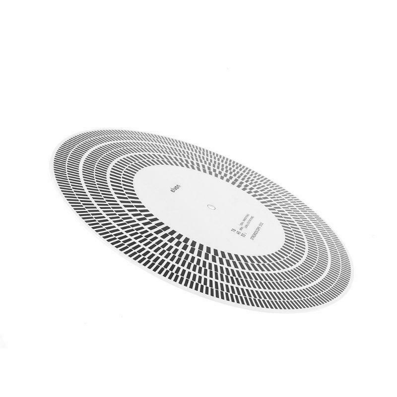 Vinyl Record Turntable Phono Tachometer Calibration Disc Stroboscope Mat Q