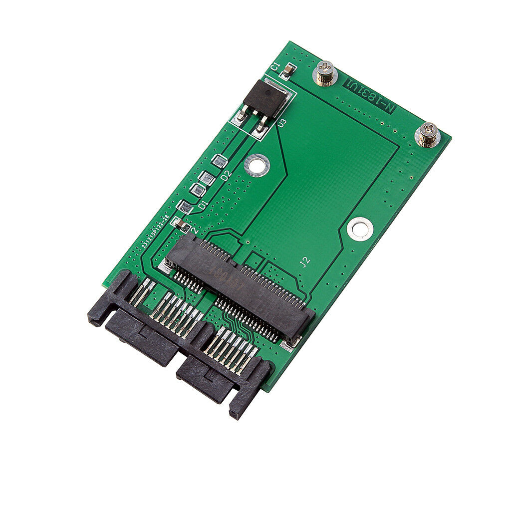 Mini PCIe PCI-e MSATA SSD To 1.8" Micro SATA Adapter Converter Card PCBA