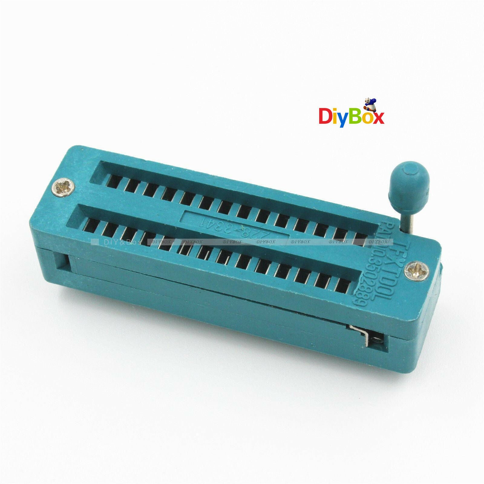 28P 28-Pin Narrow Body Universal ZIF Test DIP IC Socket Connector