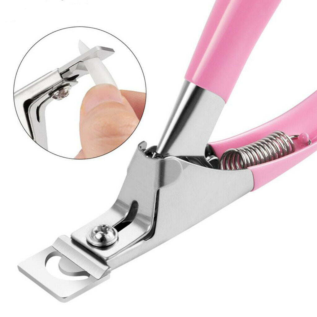 U-Shaped False Tips Manicure Cut Tool UV Gel False Nail Tip Scissors