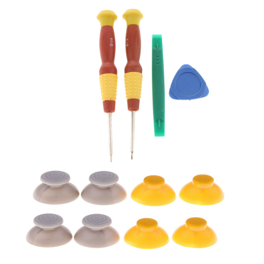 8 x Joystick Caps Thumb Stick Cover for Nintendo Gamecube NGC + Screwdriver