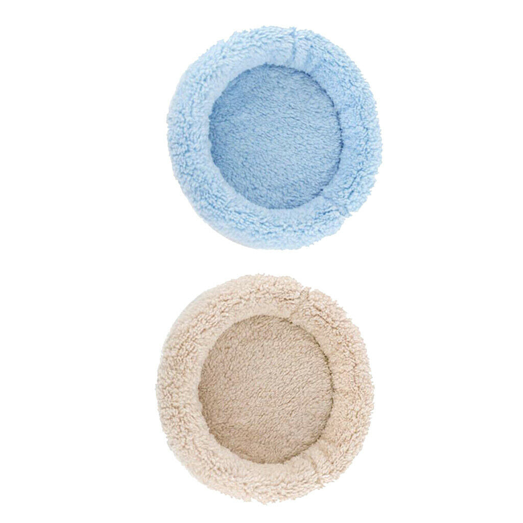 2-Pack Hamster Bed Soft Warm Cushion for Small Animals, Hamsters, Guinea Pigs &