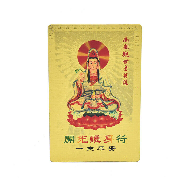 5pcs Opening Guanyin Amulets For Business Smooth The Feng Shui Amulet Home De Fx