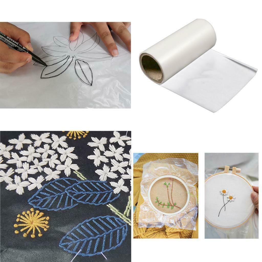1 Yard Roll Water Soluble Embroidery Stabilizer Topping Paper DIY Craft