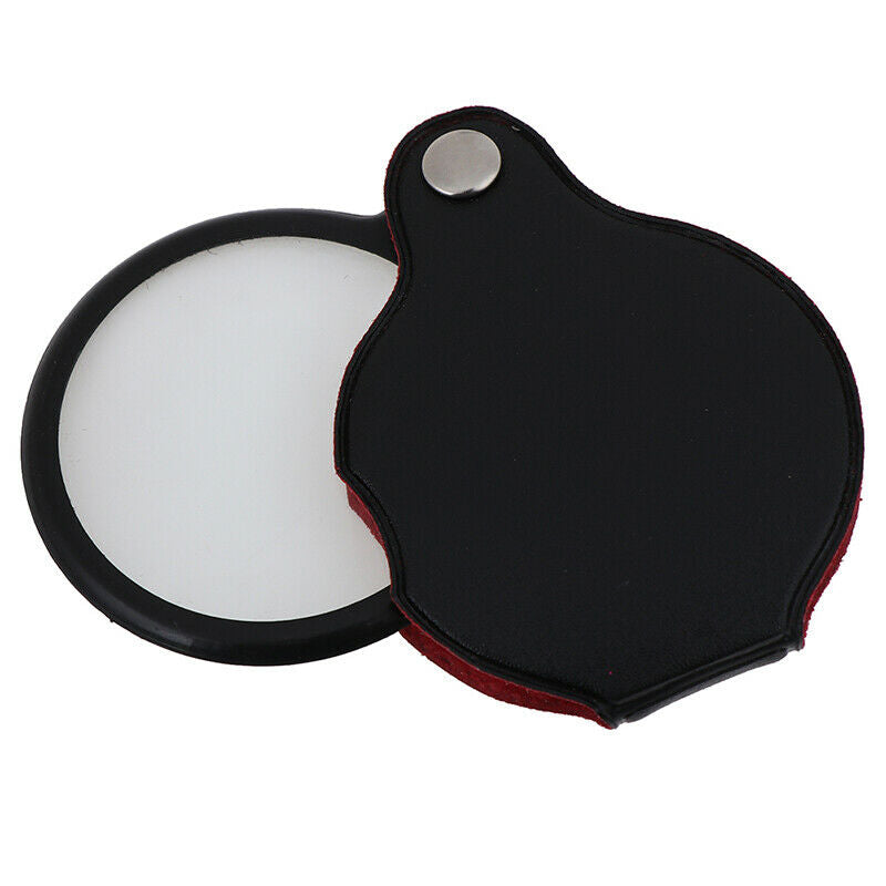 Mini Pocket 8X 50mm Folding Jewelry Magnifier Magnifying Eye Glass Loupe .l8
