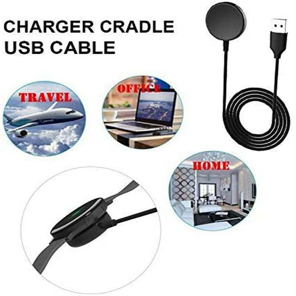 USB Wireless Charging Cable Dock for   Galaxy Watch 3 SM-R500 SM-R820