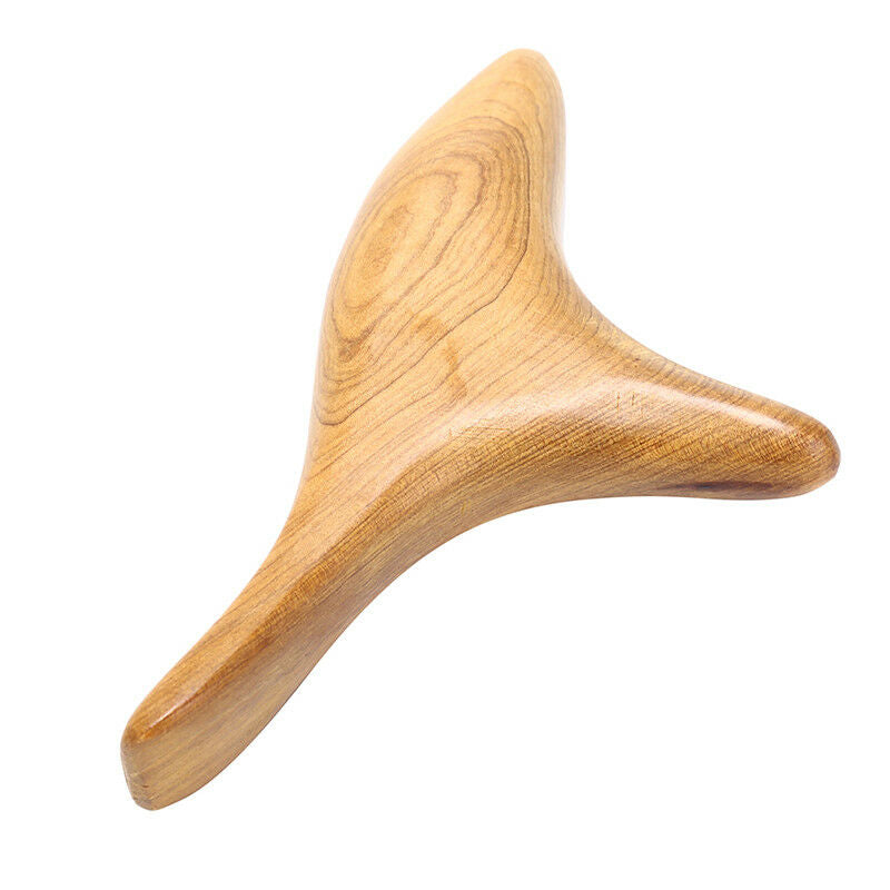 triangle body wood neck shiatsu reflexology wooden spa  massager blood GwJCABDA