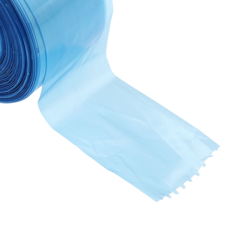 Pack of 200 Disposable Eyeglass Sleeves Hair Styling Tools Covers Blue