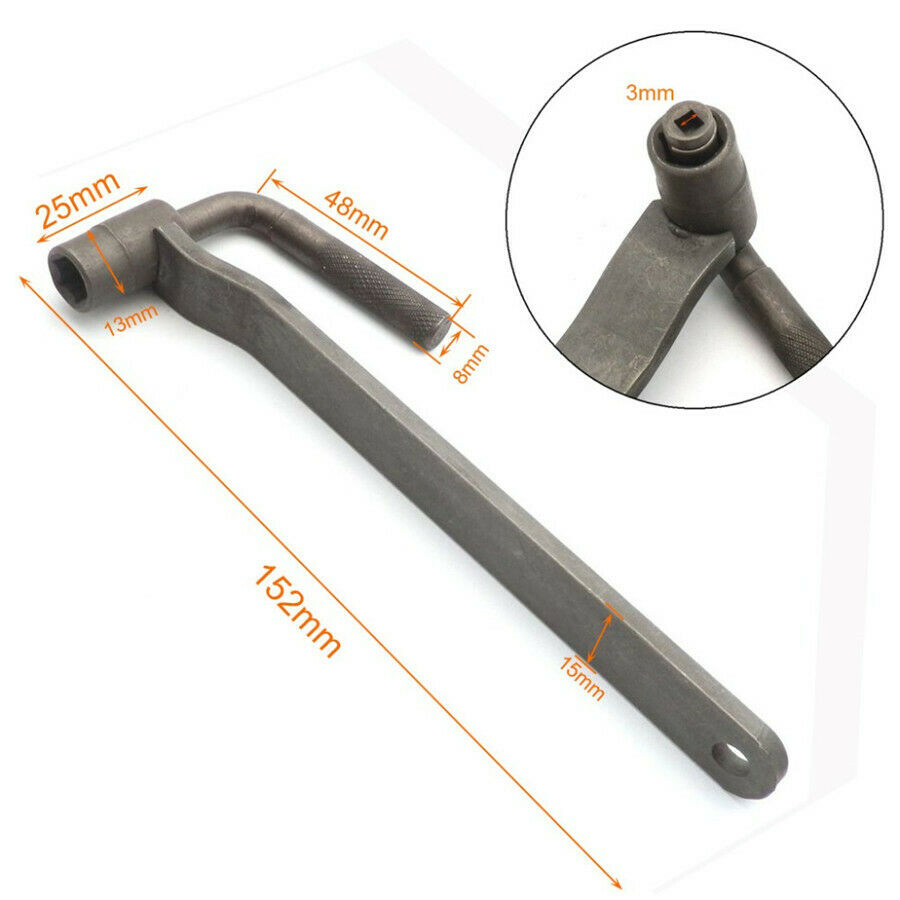 Universal Motorcycle Adjustment Repair Tool Valve Screw Wrench & 1x Feeler Gauge