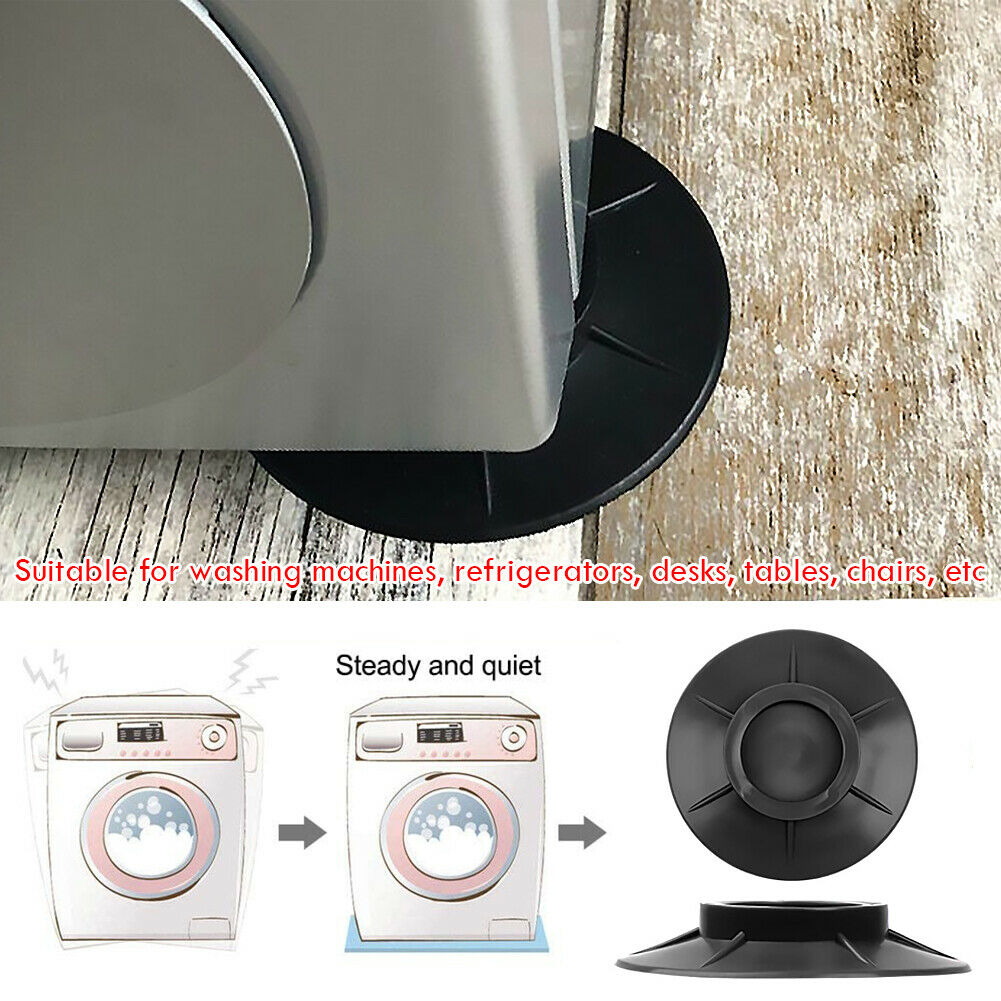 4pcs Non-Slip Anti Vibration Pads for Washer Dryer Anti Walking Feet Pads @