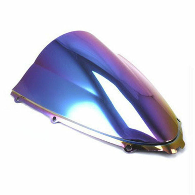 Dark Iridium Double Bubble Windshield  for Kawasaki Ninja ZX14R ZZR1400 2006-16